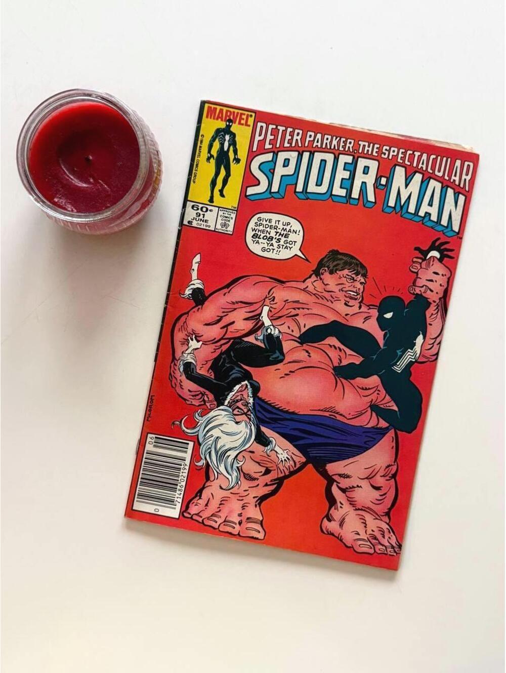 Spectacular Spider-Man #91 (1984) Comic Book | 1st Cameo The Answer | Black Cat